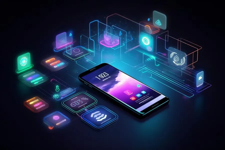 Product team reviewing app wireframes